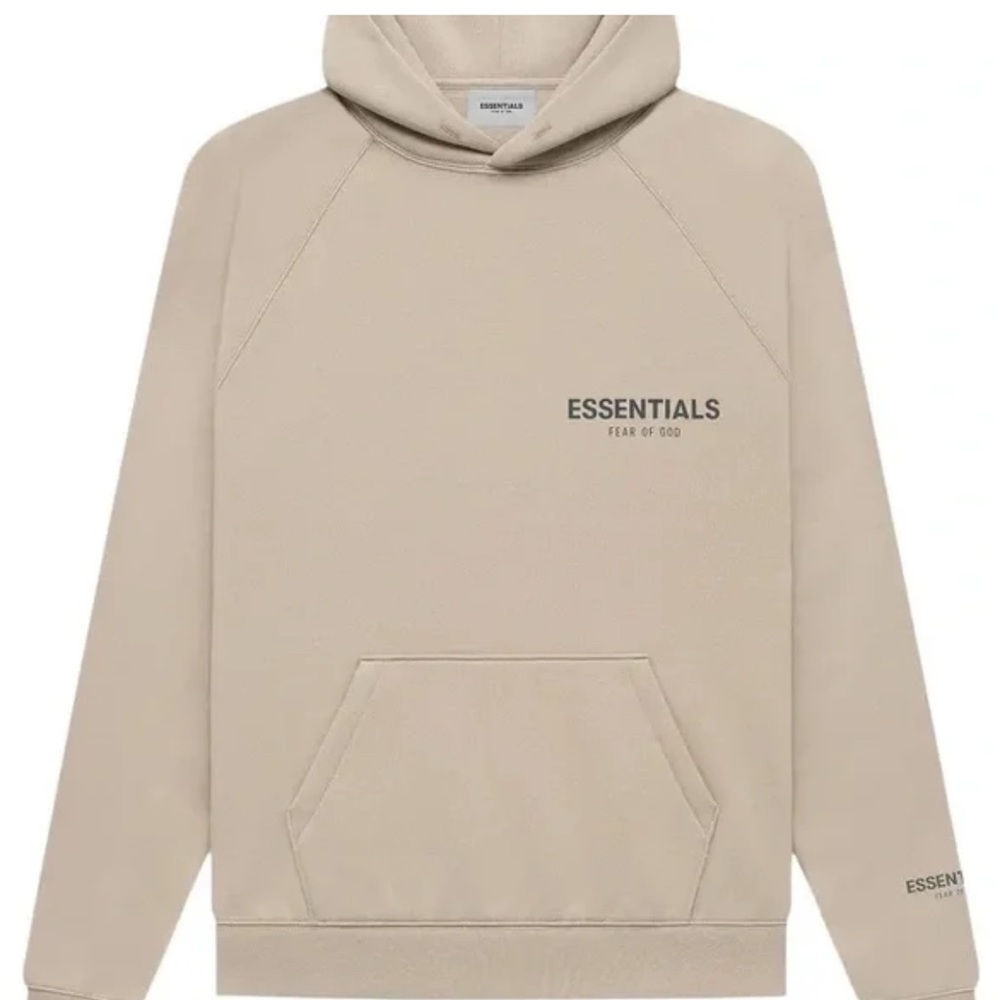 Fear of God Essentials Tan Hoodie